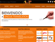 Tablet Screenshot of linguatranslation.es